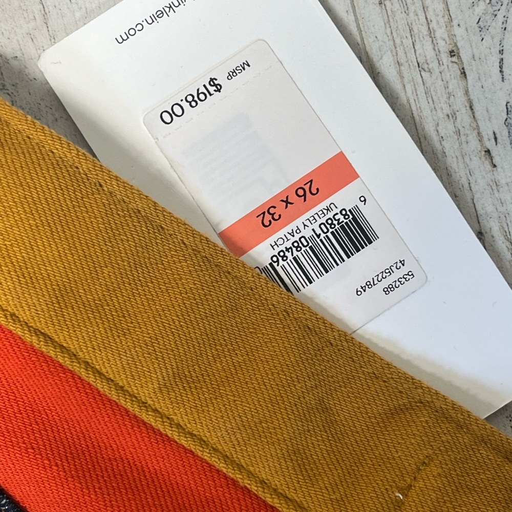 Calvin Klein Color Block High Rise Jeans - Picture 7 of 9